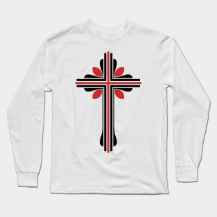 Cross of the Lord and Savior Jesus Christ, a symbol of crucifixion and salvation. Long Sleeve T-Shirt